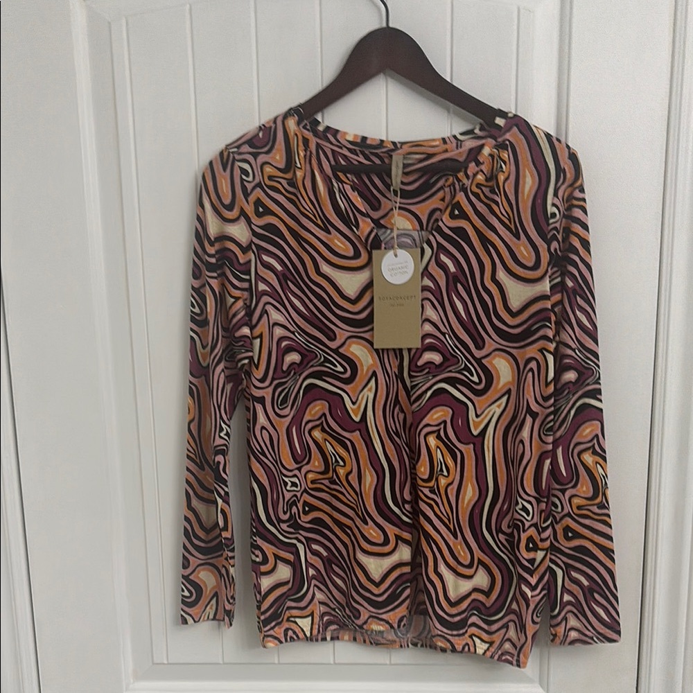 SOYA CONCEPT Multicolor Abstract Top BNWT